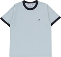 Polar Skate Co. Ringer T-Shirt - light blue/navy