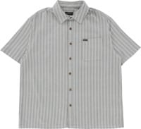 Brixton Cru Oxford Stripe S/S Shirt - basalt blue/whitecap