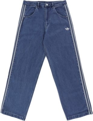 Adidas Adicolor Denim Firebird Pants - medium denim blue - view large