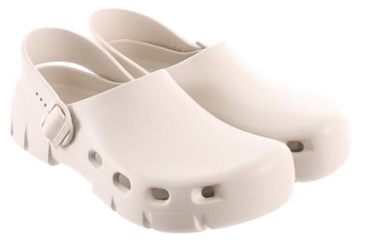 Birkenstock Birki Flow EVA Slide Sandals - eggshell - view large