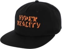 Sci-Fi Fantasy Hyper Reality Snapback Hat - black