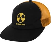 Sci-Fi Fantasy Radioactive Trucker Hat - black/yellow