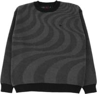 Spitfire Classic Swirl Bighead Fill Emb Sweater - black/grey