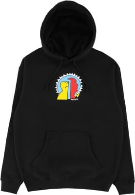 Krooked Mad Back Fill Hoodie - black - view large