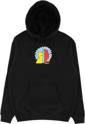 Krooked Mad Back Fill Hoodie - black