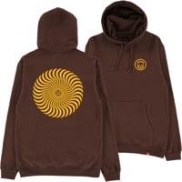 Spitfire Classic Swirl Hoodie - brown/gold