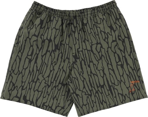 Tactics Oval Logo Hybrid Shorts - bark camo - view large