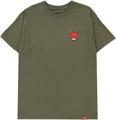 Spitfire Lil Bighead Fill T-Shirt - military green/red-black - view large