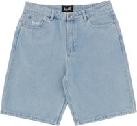 Welcome Linger Baggy Denim Shorts - washed blue