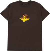 Krooked Fire Bird T-Shirt - dark chocolate