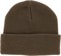 Spitfire Bighead Beanie - brown/gold - reverse