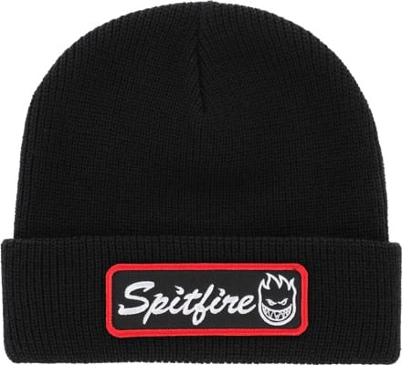 Spitfire Courier Patch Beanie - black - view large