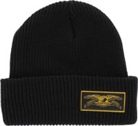 Anti-Hero Stock Eagle Label Cuff Beanie - black/mustard