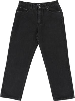 Welcome Immortal Loose Straight Denim Jeans - washed black - view large