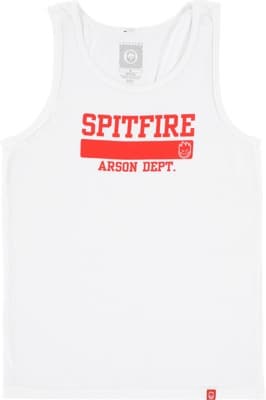 Spitfire Arson Dept. Tank - white/red - view large