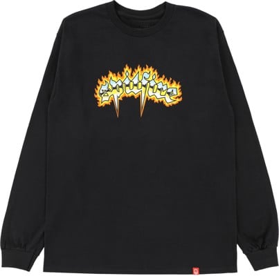 Spitfire Chrome Venom L/S T-Shirt - black - view large