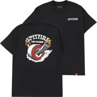 Spitfire Burnout Pocket T-Shirt - black