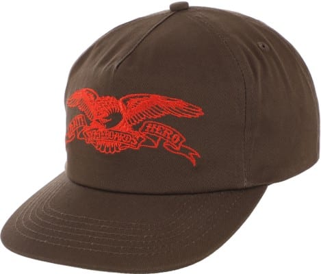 Anti-Hero Basic Eagle Snapback Hat - brown/orange - view large