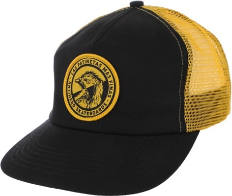 Anti-Hero Las Patinetas Trucker Hat - black/gold - view large