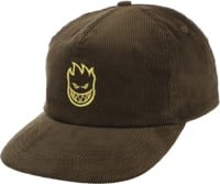 Spitfire Bighead Unstructured Snapback Hat - brown/gold