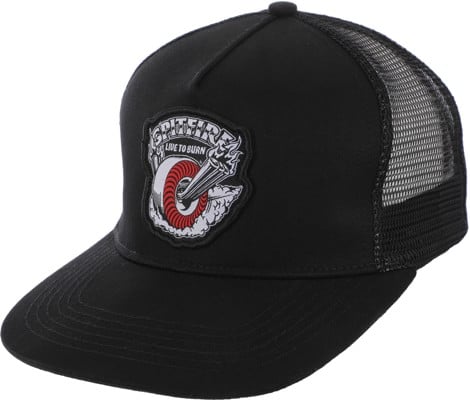 Spitfire Burnout Trucker Hat - black/white/red - view large