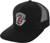 Spitfire Burnout Trucker Hat - black/white/red