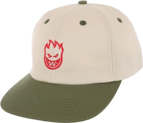 Spitfire Lil Bighead Strapback Hat - natural/olive/red - view large