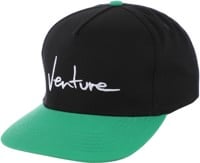 Venture Basic '92 Snapback Hat - black/green