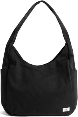 Volcom Women's Schoolyard Canvas Tote Shoulder Bag - new black - view large