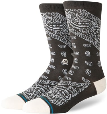 Stance Barrio Crew Sock - washed black - view large