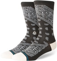 Stance Barrio Crew Sock - washed black