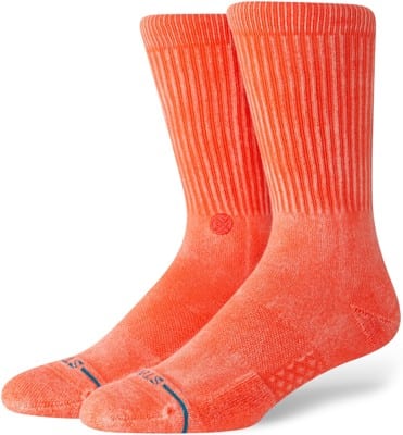 Stance Icon Dyed Crew Sock - coral - view large