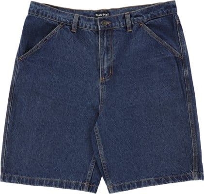 Passport Workers Club Shorts - washed dark indigo - view large