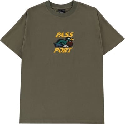 Passport Fast Duck T-Shirt - olive - view large