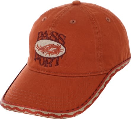 Passport Sunspot Strapback Hat - washed burnt orange - view large