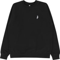 Crab Grab Embroidered Claw Crew Sweatshirt - black