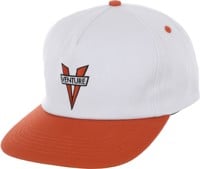 Venture Heritage Snapback Hat - white/burnt orange