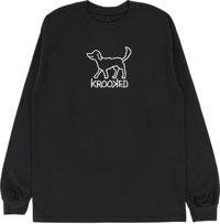 Krooked El Perro L/S T-Shirt - black/white