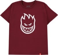 Spitfire Kids Bighead T-Shirt - maroon/white