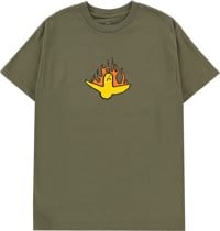 Krooked Fire Bird T-Shirt - military green