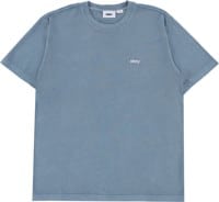 Obey Lowercase Pigment T-Shirt - pigment coronet blue