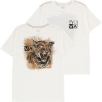 RVCA Horton Panther T-Shirt - antique white