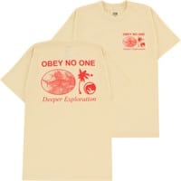 Obey Deeper Exploration T-Shirt - pale yellow