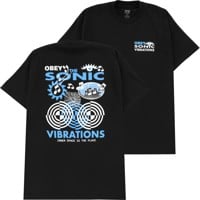 Obey Sonic Vibrations T-Shirt - black