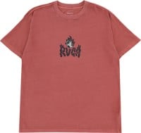 RVCA Burn Notice T-Shirt - dusty red