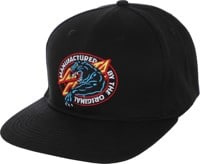 Santa Cruz Natas MFG Panther Snapback Hat - black