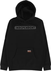 Independent Bar Logo Reflective Hoodie - black/reflective