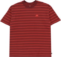 Nike SB Stripe T-Shirt - dark team red