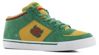 IPath Reed Skate Shoes - green yellow rasta suede
