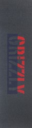 Grizzly Two Faced Skateboard Grip Tape - red/navy
